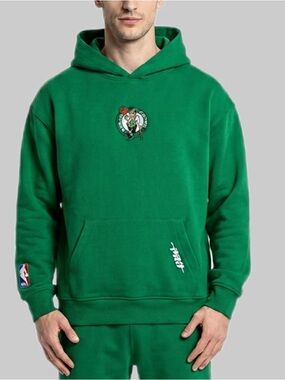 NBA BOSTON CELTICS CLASSIC UNISEX CROPPED PULLOVER HOODIE